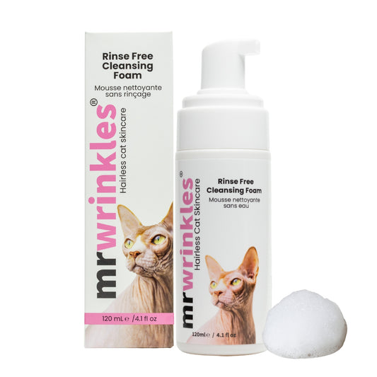 Hairless Cat Rinse Free Cleansing Foam